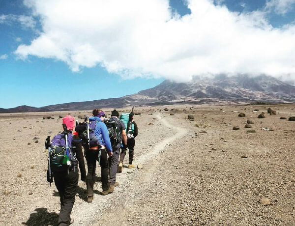 Rongai on hike second day