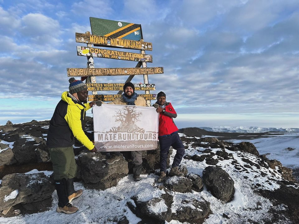 Summit of Kilimanjaro with Materuni Tours