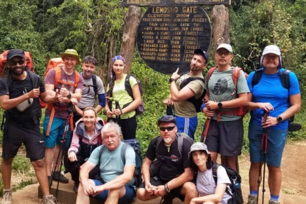 Kilimanjaro via Lemosho route