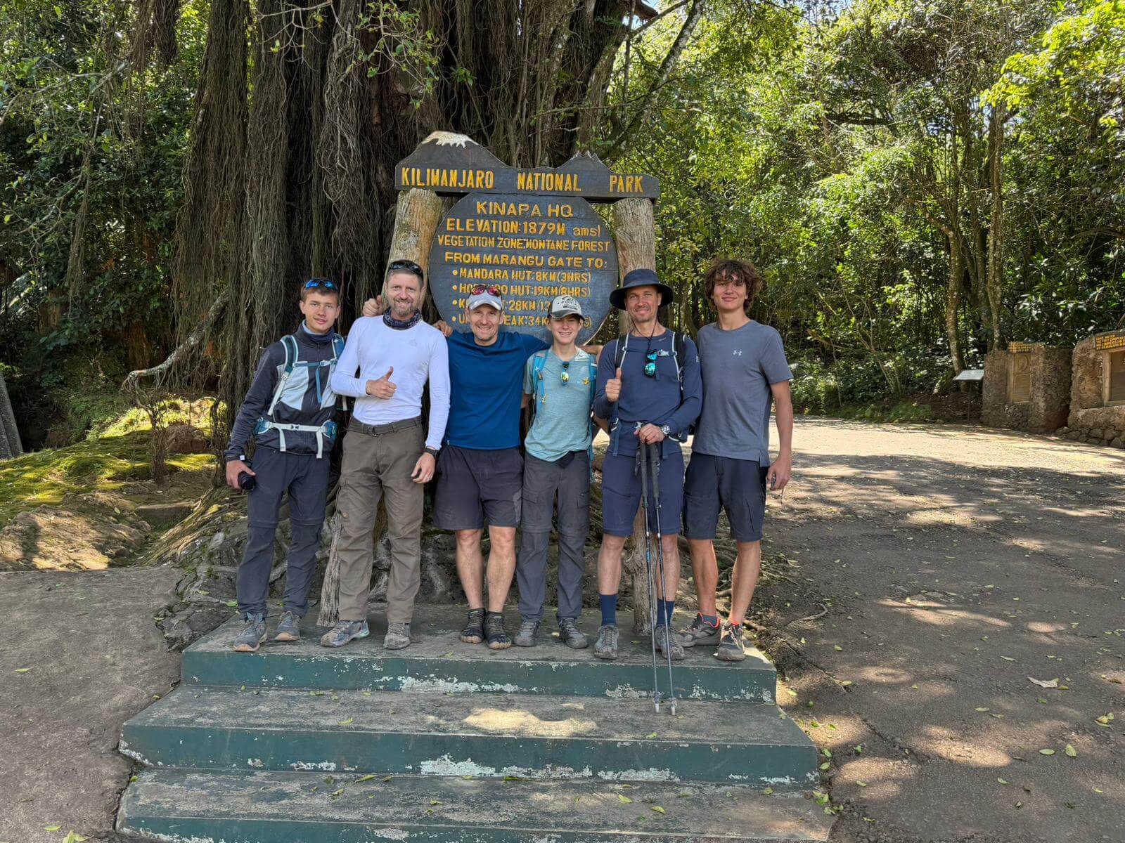 Marangu route starting point