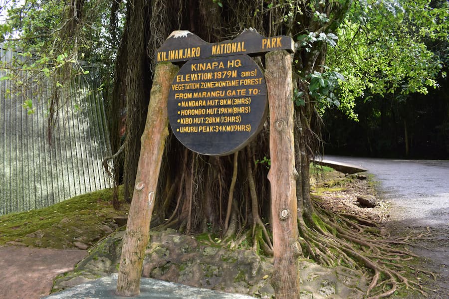 Marangu Gate start point