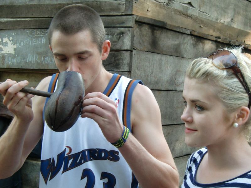 Banana drink test from materuni