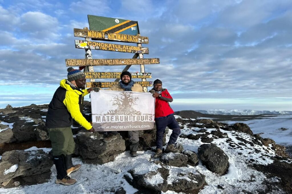 Uhuru peak 5895Mt Kilimanjaro